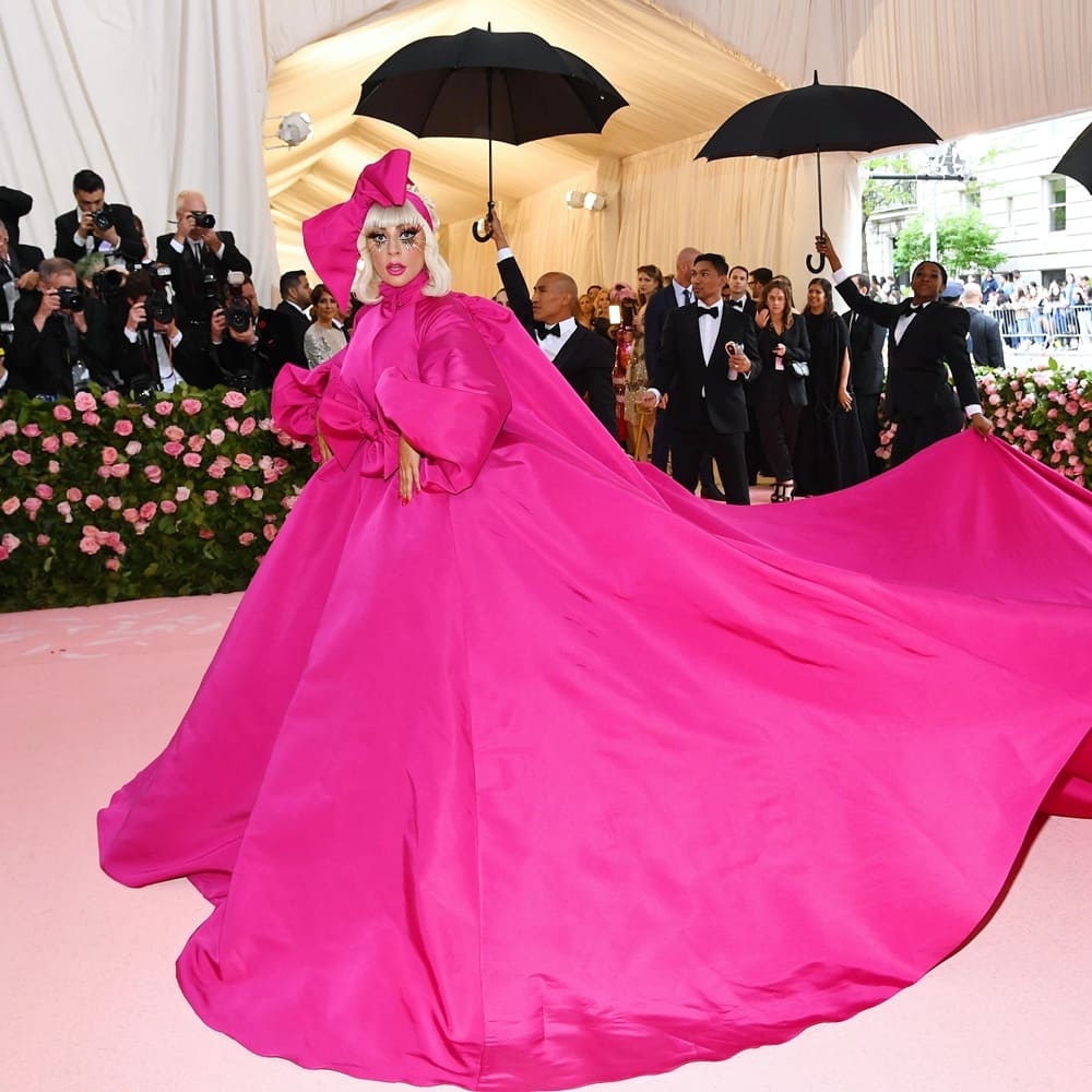 Lady Gaga Met Gala 2019 pink dress changes